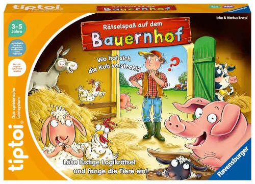 Ravensburger® tiptoi® – Spiel Rätselspaß auf dem Bauernhof