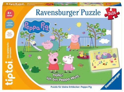 Ravensburger® tiptoi® Puzzle – Peppa Pig Puzzle für kleine Entdecker