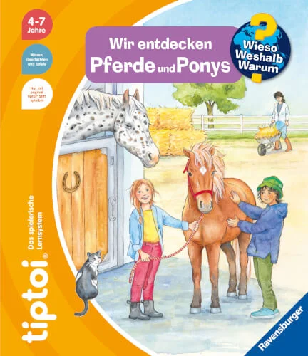 Ravensburger® tiptoi® Wieso? Weshalb? Warum? – Wir entdecken Pferde und Ponys