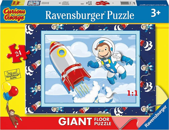 Ravensburger Riesen-Bodenpuzzle – XXL Teile – George – 24 Teile
