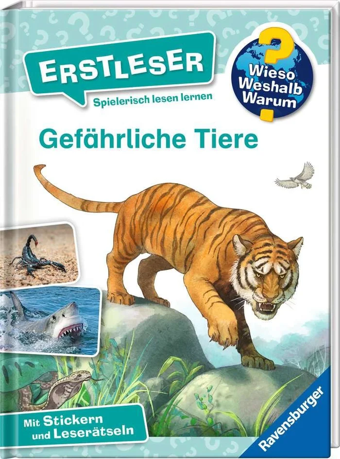 Ravensburger Wieso? Weshalb? Warum? Erstleser, Band 16: Gefährliche Tiere