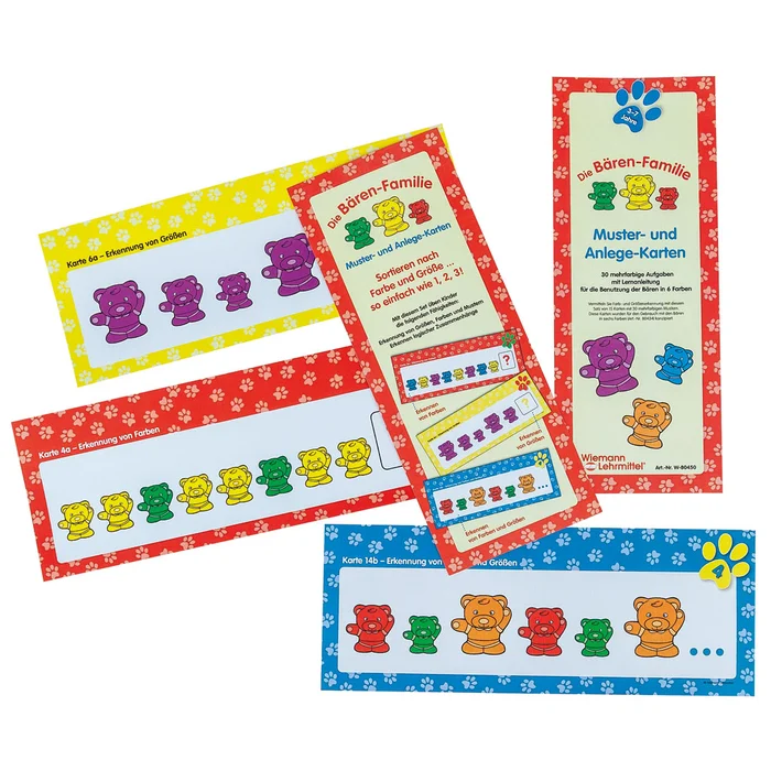 Rechenbären Arbeitskarten