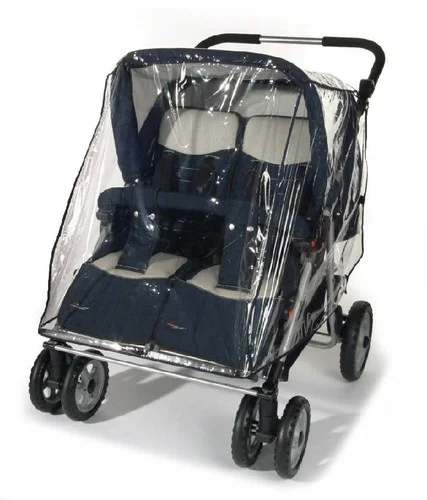 reer – Peva Regenschutz für Zwillingswagen