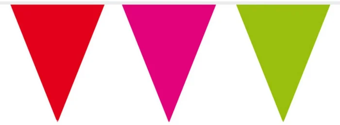 Regenboog Vlaggenlijn, 10mtr.