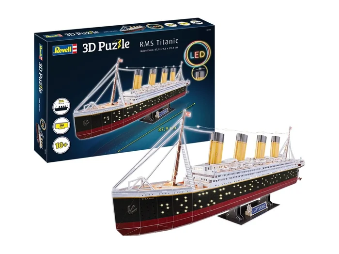 Revell 3D Puzzle – RMS Titanic, LED Edition