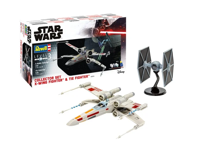 Revell Modellbau – X-Wing Fighter + TIE Fighter