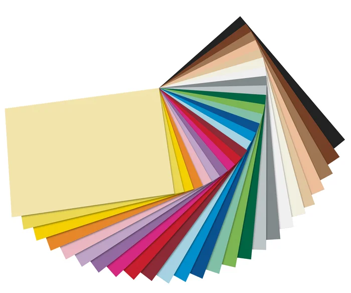 Riesen Tonpapierblock 50 Blatt 25 Farben 24 x 34 cm