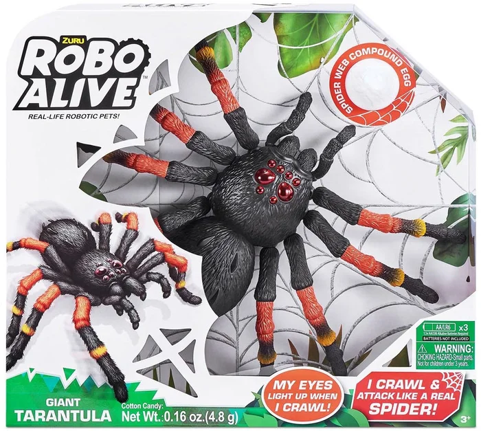 Robo Alive Giant Tarantula met Spinnenweb Slijm