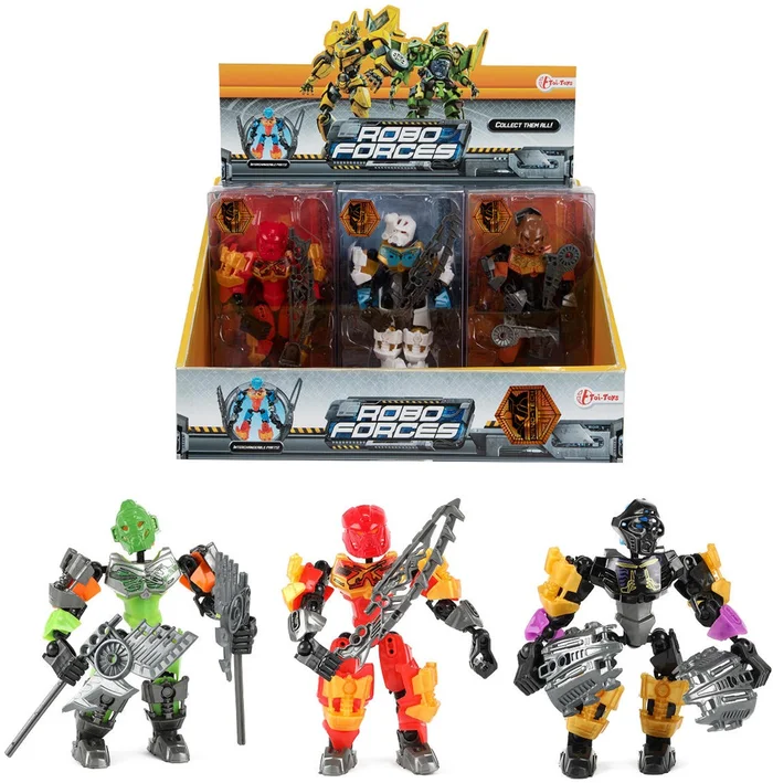 ROBOFORCES Constructierobot -Warrior- 6ass (12DB)