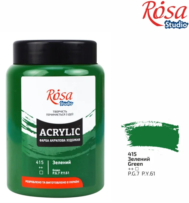 Rosa Studio Rosa Studio Acrylfarbe 400 ml 415 Grün
