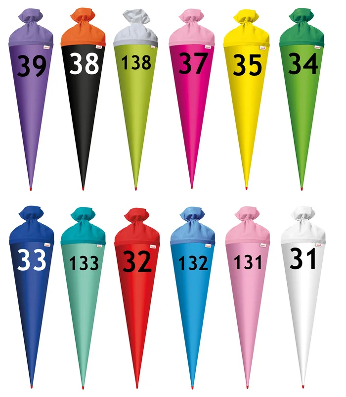 ROTH Schultüte (Zuckertüte) mit verstärkter Spitze 70 cm