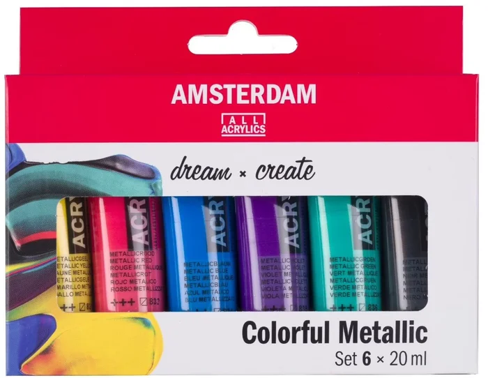 Royal Talens Royal Talens AAC SET 6×20 ml Metallic Kleuren