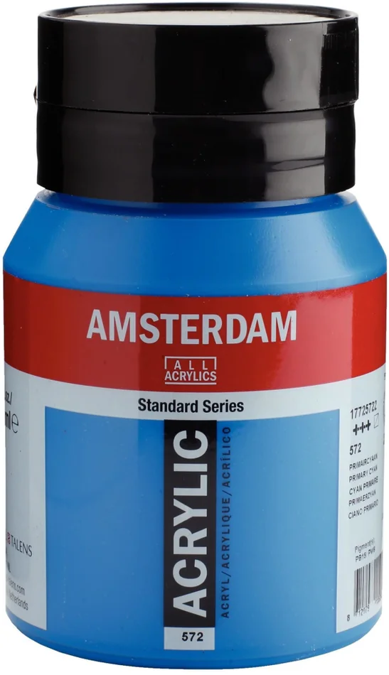 Royal Talens Royal Talens Acrylfarbe 572 Primary Cyan 500 ml