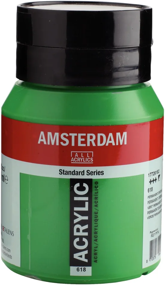 Royal Talens Royal Talens Acrylfarbe 618 Permanent Green Light 500 ml