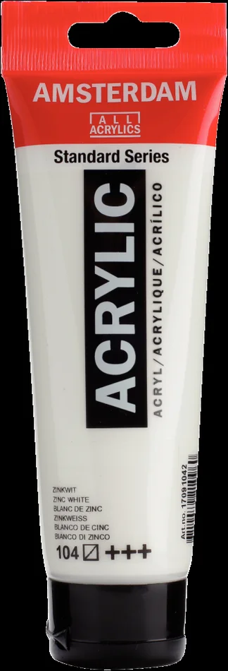 Royal Talens Talens Amsterdam Acrylfarbe 120 ml 104 – Zinkweiß