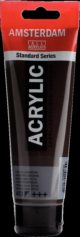 Royal Talens Talens Amsterdam Acrylfarbe 120 ml 403 – Van Dijck Braun