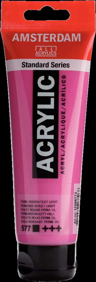 Royal Talens Talens Amsterdam Acrylfarbe 120 ml 577 – Permanentes Rot-Violett-Licht