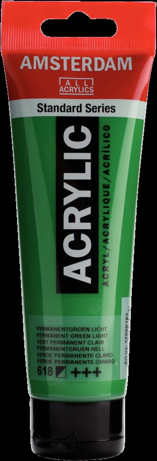 Royal Talens Talens Amsterdam Acrylfarbe 120 ml 618 – Permanentes grünes Licht
