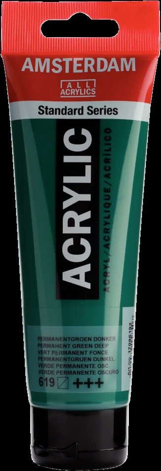 Royal Talens Talens Amsterdam Acrylfarbe 120 ml 619 – Permanent Green Dark