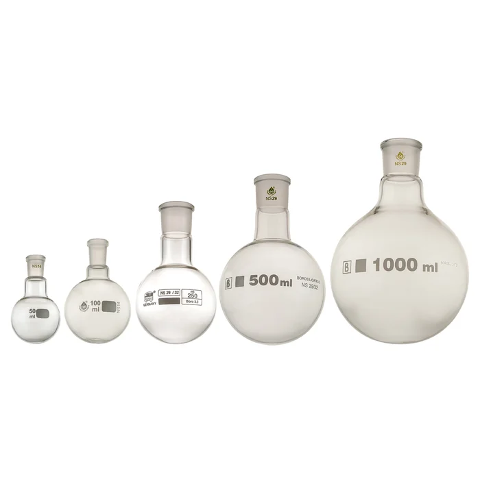 Rundkolben aus Borosilikat