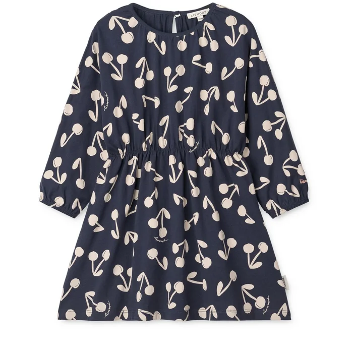 SADIA Kleid Cherry blossom / Classic navy