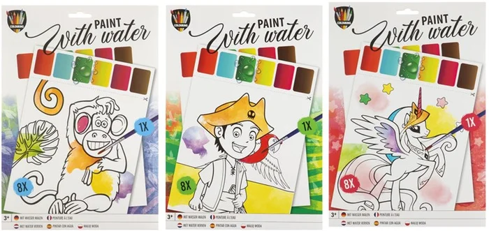 Schilderen met Water Thema, 12dlg.