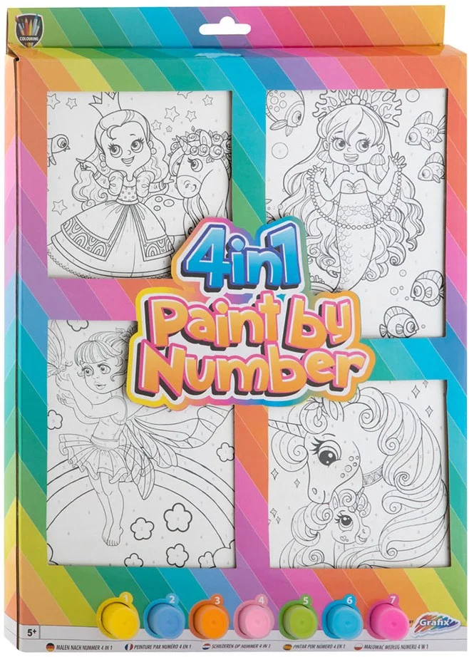 Schilderen op Nummer 4in1 – Fantasiewereld
