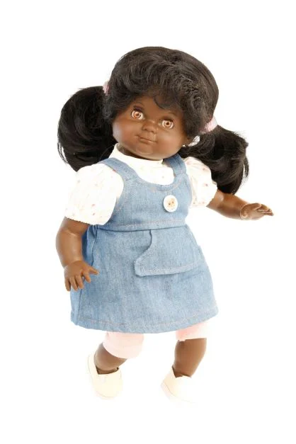 Schildkr&ouml;t Puppen dunkelh&auml;utiges Schlummerle 32 cm