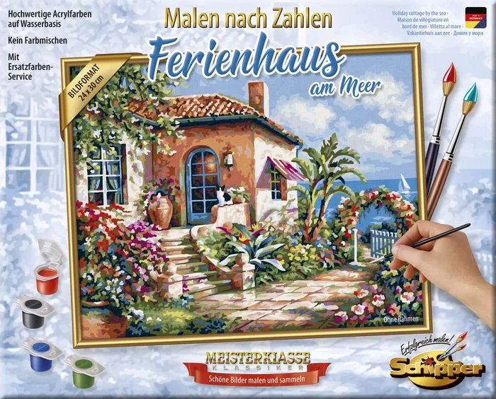 Schipper Malen nach Zahlen – Ferienhaus am Meer