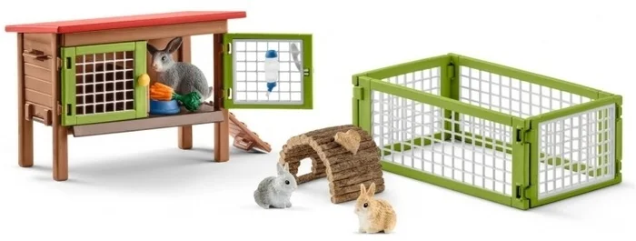 Schleich Farm Life Rabbit Hutch
