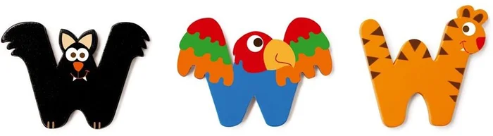 SCRATCH Holzbuchstabe – W