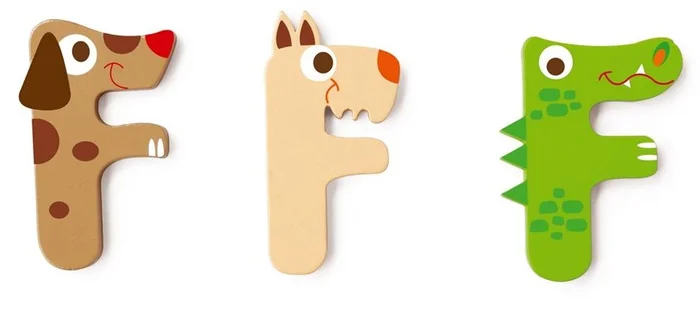 SCRATCH-Holzbuchstabe – F