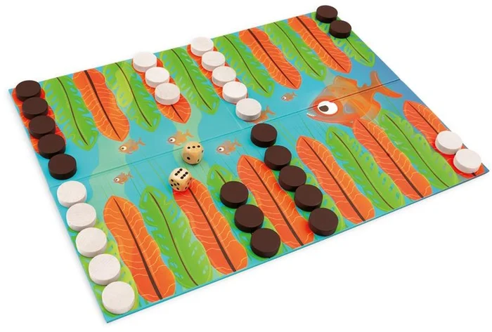 SCRATCH Junior Backgammon – Piranha-Rennen