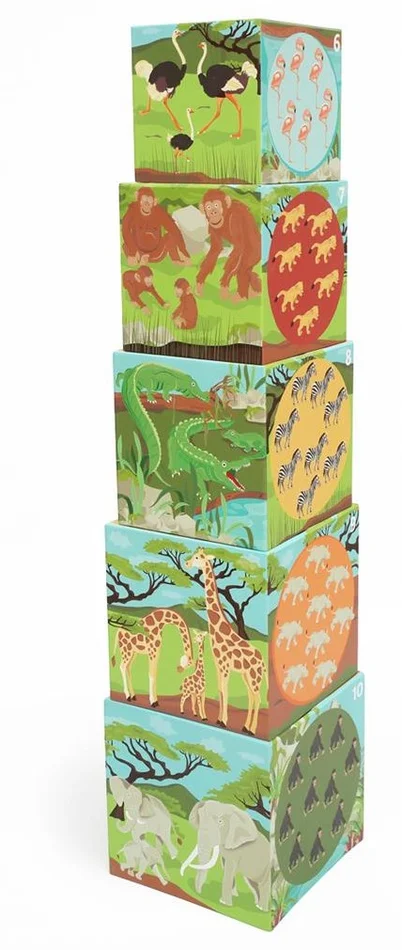 SCRATCH Stapelturm – Tiere der Welt