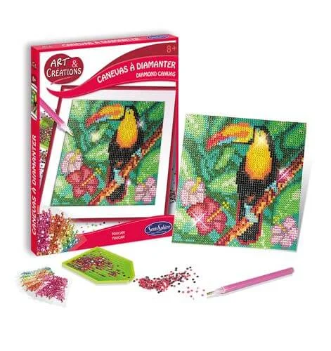 SentoSphere – Strassstein-Bild Tukan