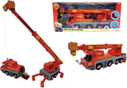 SIMBA Feuerwehrmann Sam – 2 in 1 Rettungskran