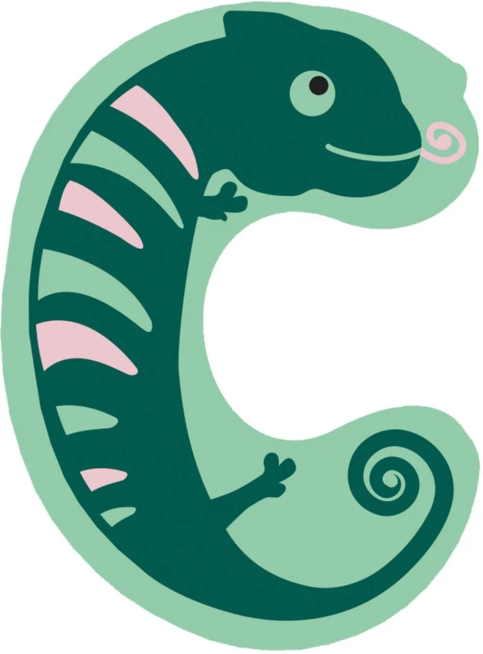 Small Foot – Houten Dieren Kinderletter – C