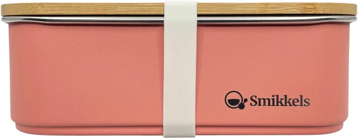 Smikkels – Lunchbox aus Edelstahl – Rosa