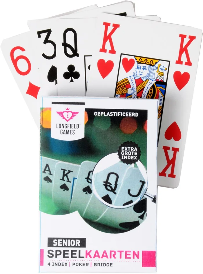 Speelkaarten Senior Extra grote tekens – Kaartspel