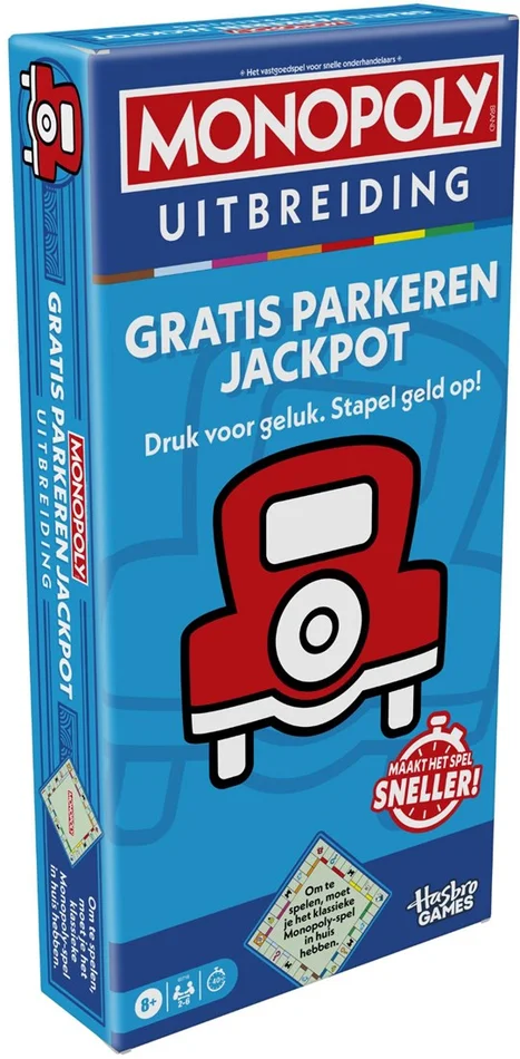 Spel Monopoly uitbreiding free parking jackpot