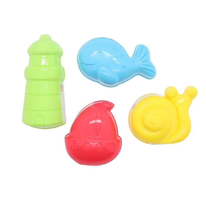 Spielstabil Sandförmchen Set bunt 4-tlg