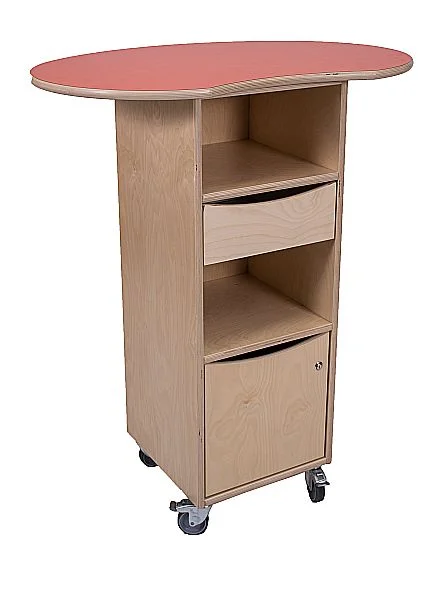 Stehpult/Einschreibepult mit Schublade