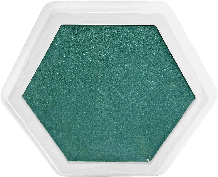 Stempelkissen 6eckig grün