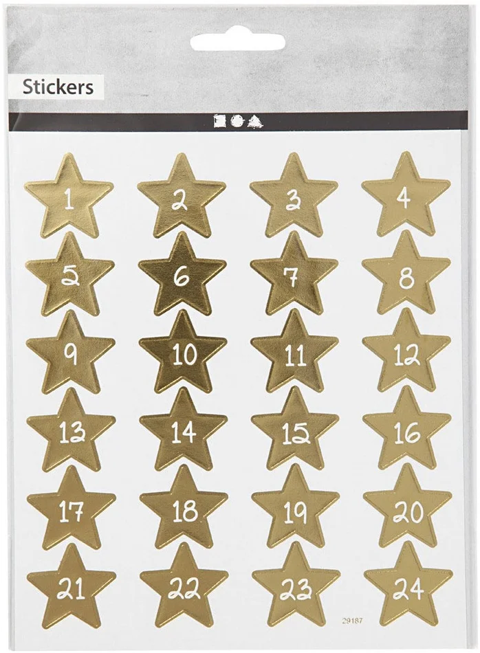 Stickers Cijfers, 1 Vel