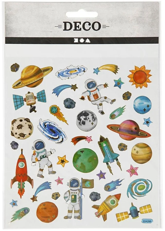 Stickers Ruimtevaart, 1 Vel