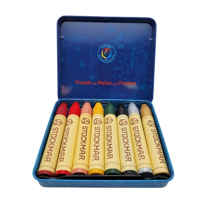 Stockmar Blechetui 8 Wachsmalstifte Ergänzungssortiment 2