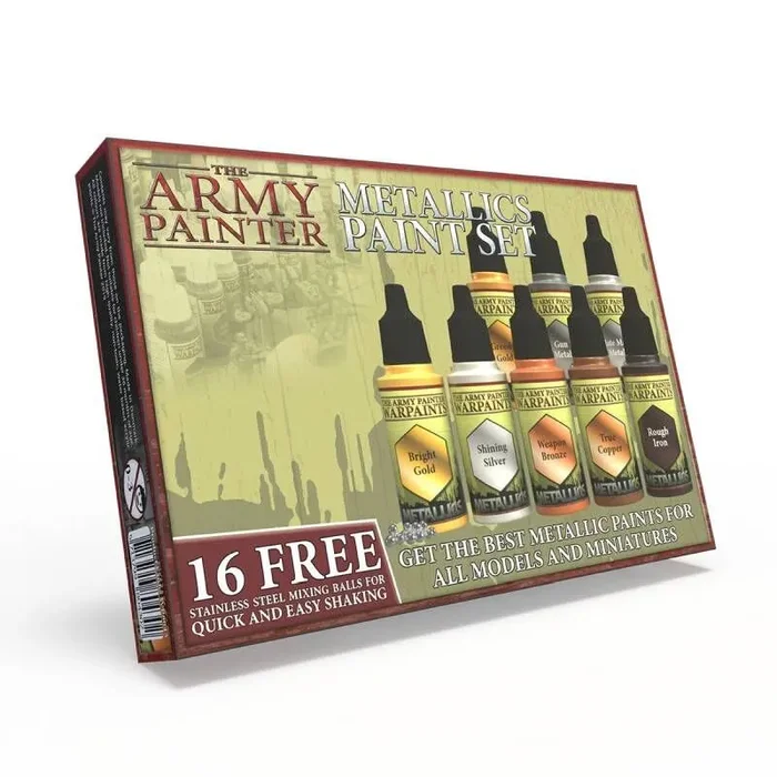 THE ARMY PAINTER – METALLICS PAINT SET