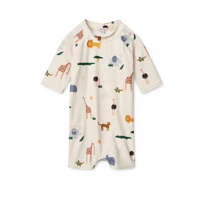 THOR Baby Bade-Spielanzug Safari sandy mix