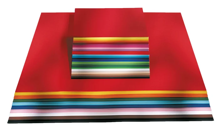 Tonpapier 130g/m² farbig DIN A4, 100 Bogen