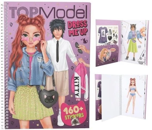 TOPModel Dress me up groot REBEL KITTY